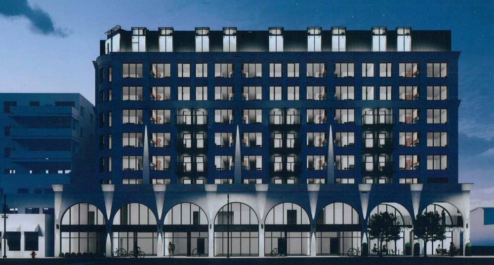 Supplied image
Plans for a mixed-use development at 155, 157, and 165 Provencher Blvd. were approved by the Riel community committee on Sept. 24. It will include 94 residential units and 65 parking stalls, as well as retail, restaurant, and office space.
