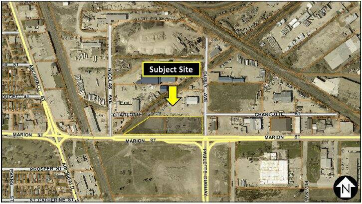 Supplied image
A portion of this property, at 663 Marion St., will eventually become the home of Bockstael Construction.