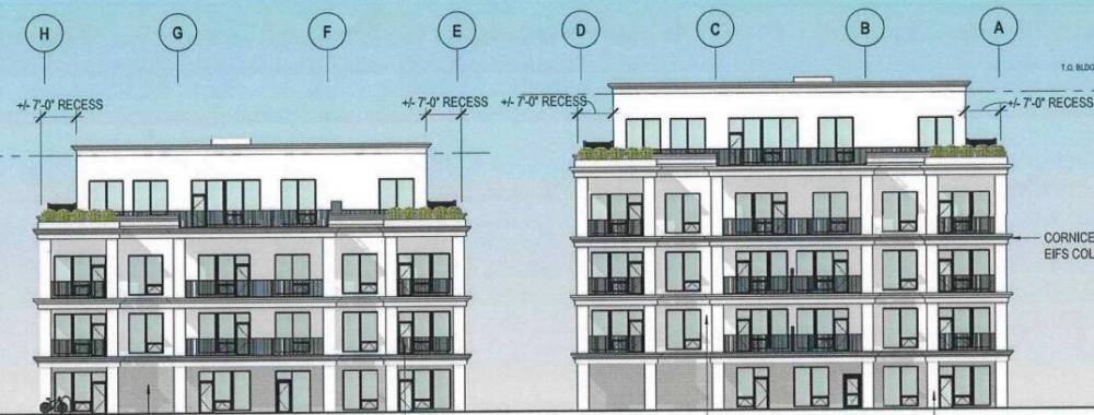 Supplied image
Plans for three apartment buildings, to be located at 490 Shaftesbury Blvd. in the Tuxedo neighbourhood, were approved in a meeting on April 2.