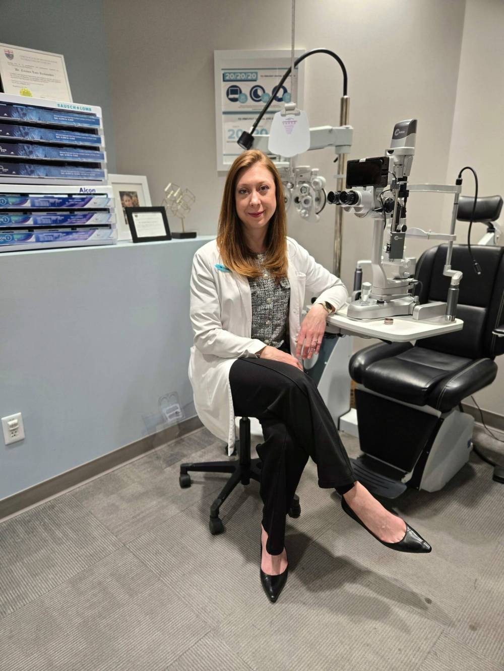 Supplied photo
Dr. Carmen Recksiedler practices out of Visual Eyes Optometry in the Manitoba Clinic.