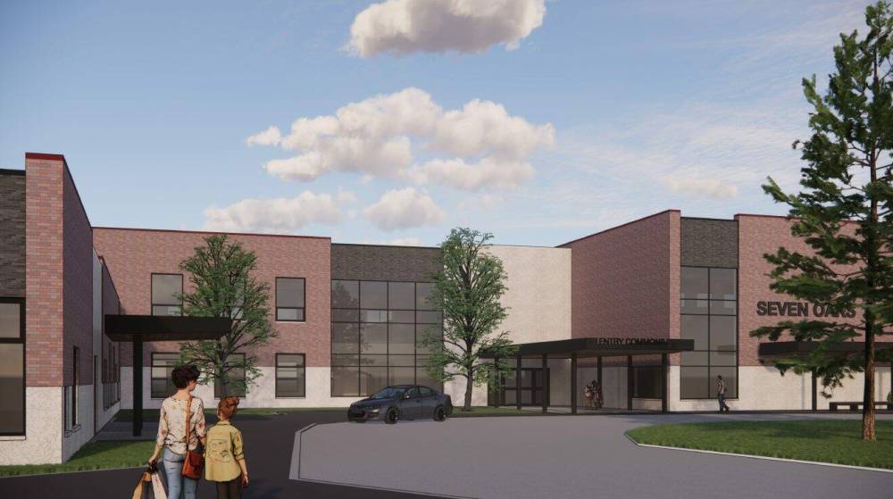 Supplied image
                                An artist’s rendition of what École Mino Pimatisiwin School will look like when it opens in September 2026.