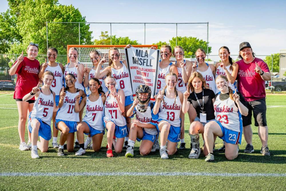 Supplied photo
The Sturgeon Heights Huskies girls lacrosse team won the Winnipeg High School Field Lacrosse League’s Women’s Division 1 title this season, going undefeated in 11 games in the process.