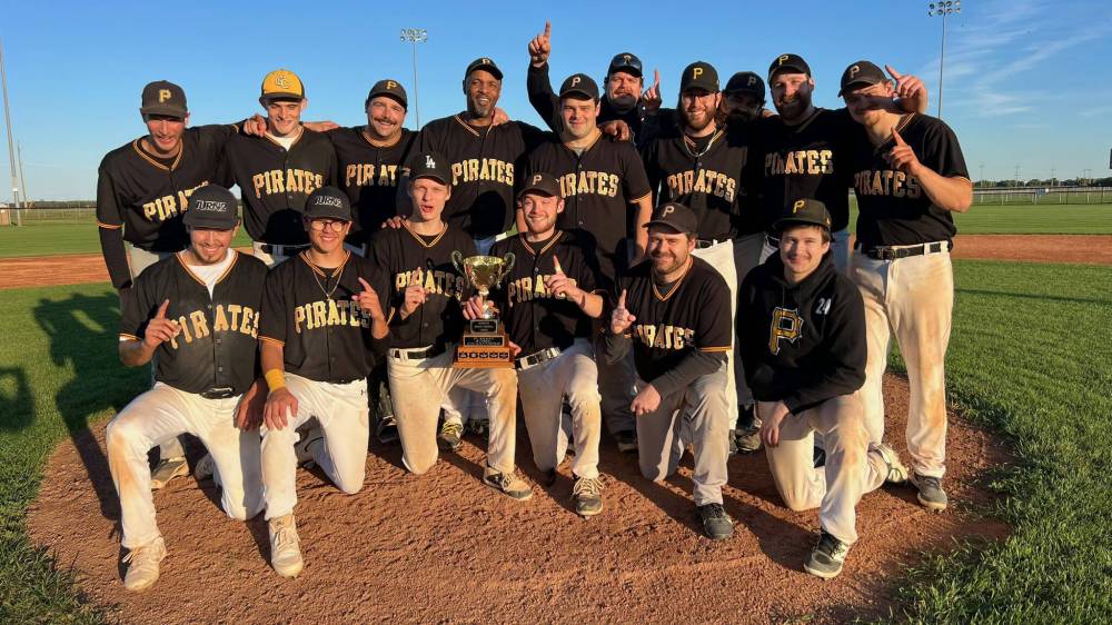 Supplied photo
The North Winnipeg Pirates are the Winnipeg Senior Baseball League B-side champions for 2025.