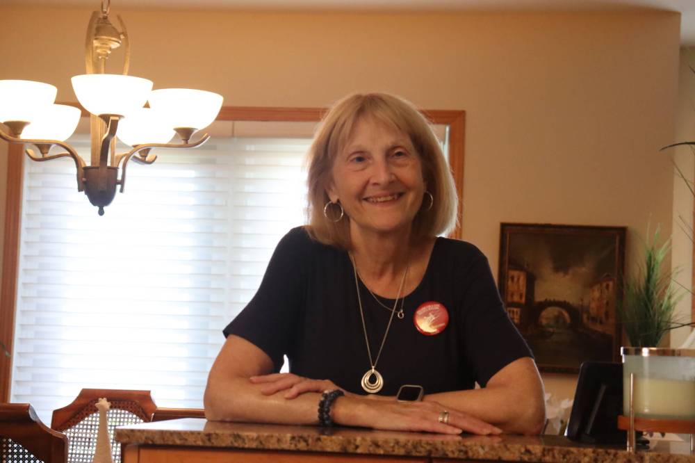Photo by Emma Honeybun
Jackey LaBossiere (pictured) is an organizer of the Winnipeg edition of the annual Make Myeloma Matter walk, set to take place on Sept. 7. She was diagnosed with multiple myeloma back in 2015.