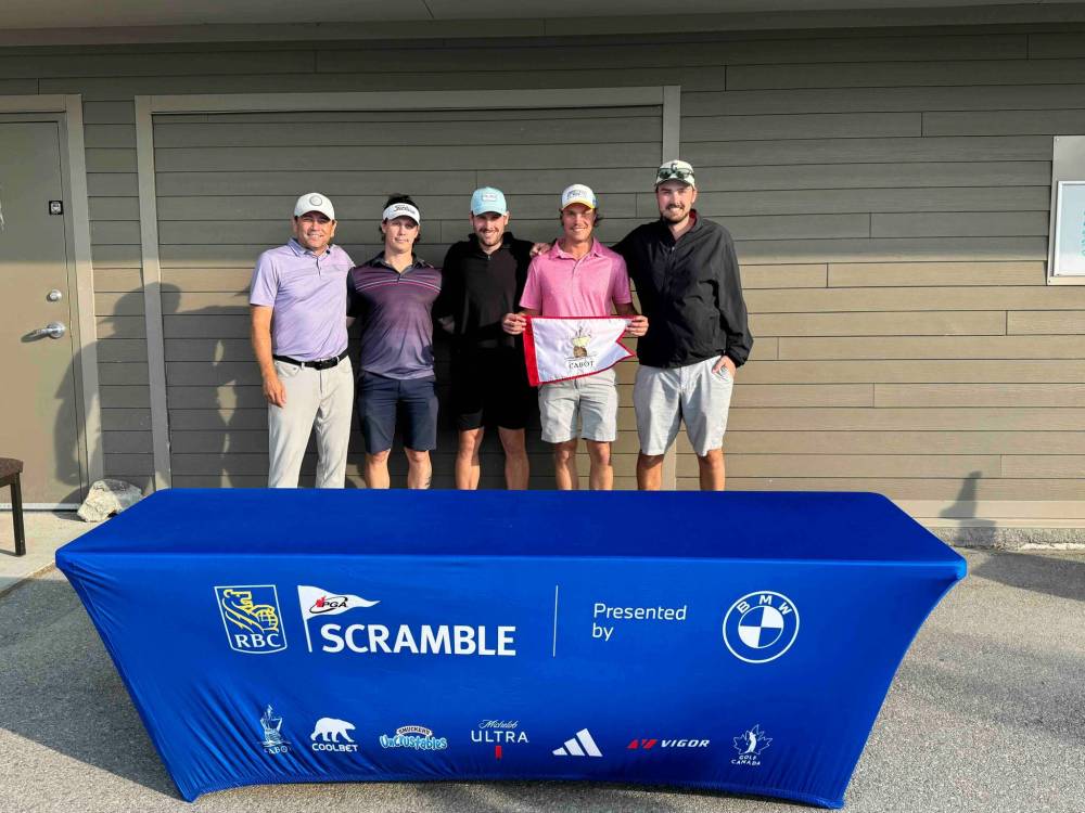 Supplied photo/PGA of Canada
Teams representing Assiniboine Golf Club in Winnipeg and Quarry Oaks Golf Course in Steinbach, Man., recently qualified for the RBC PGA Scramble National Final presented by BMW, which will be held at Cabot Cape Breton, N.S., from Oct. 4 to 8.