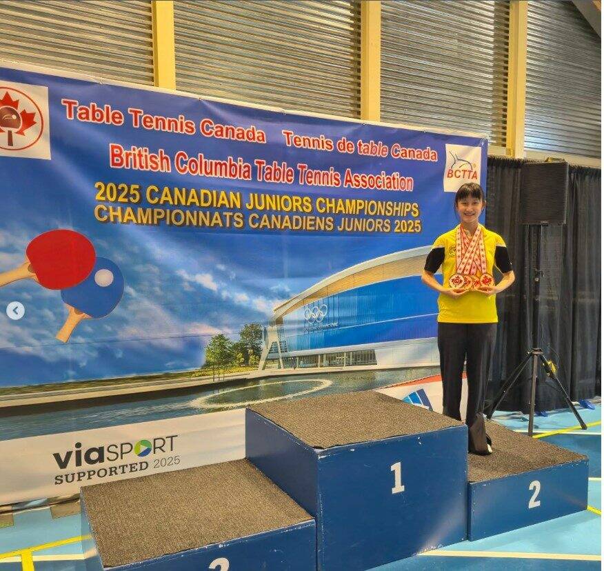 Supplied photo
Table tennis sensation Alexus Lee, pictured here, has a bright future in the sport after winning a number of accolades this year.