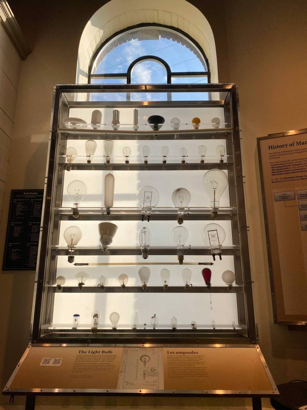 Photo by Sheldon Birnie
The Manitoba Electrical Museum is home to over 6,000 artifacts related to the history of electricity in the province, including more than a few lightbulbs from every era.
