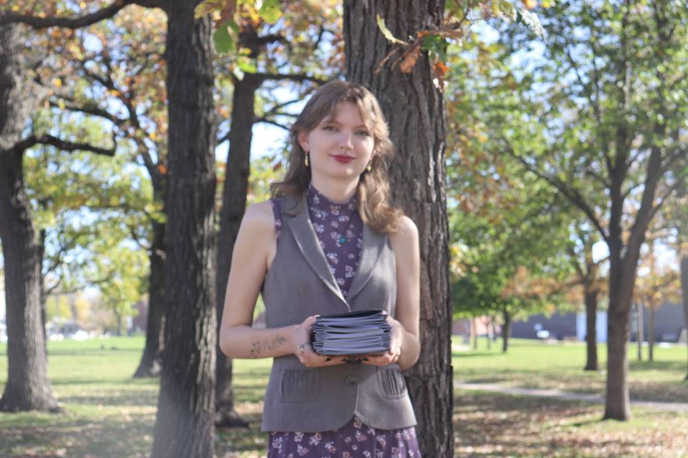 Photo by Emma Honeybun
Jordan Anglin (pictured) is the editor behind Of The Moths, which includes work from 11 transgender artists based in Manitoba and Ontario.