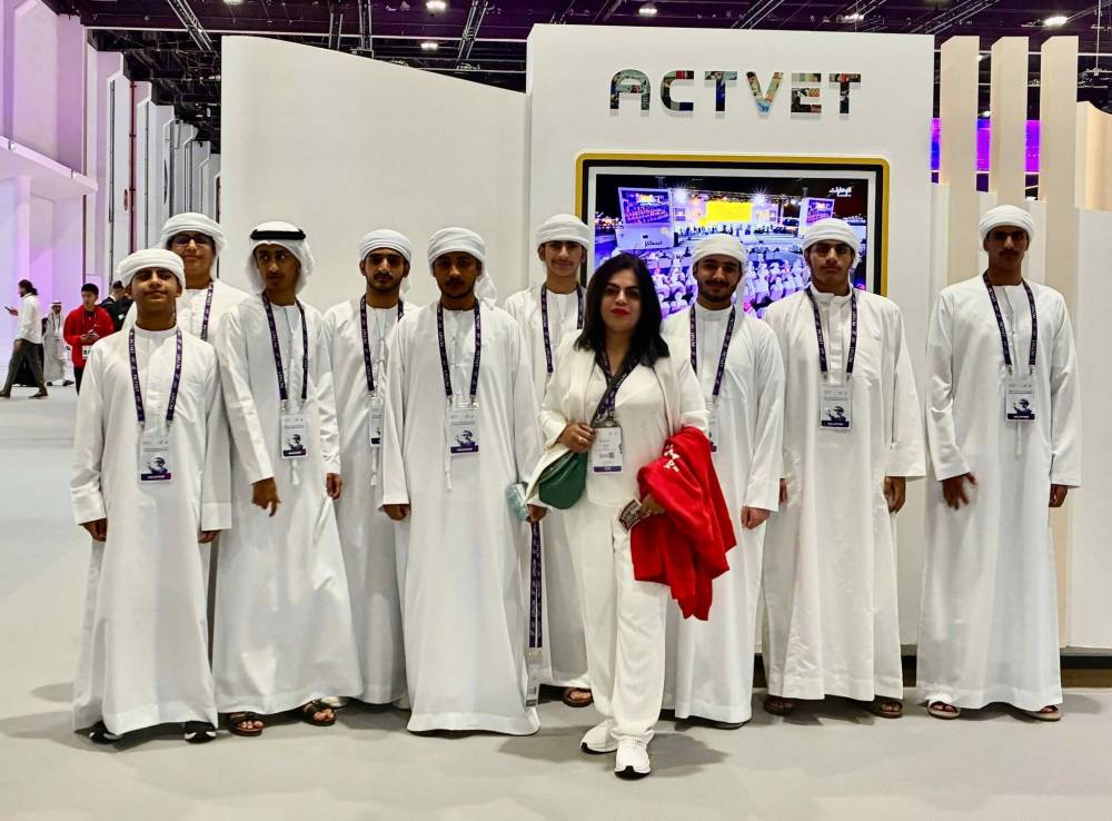 Supplied photo
Dr. Anju Bajaj (pictured, centre) recently represented Canada at the MILSET Expo-Sciences International 2025 in Abu Dhabi.