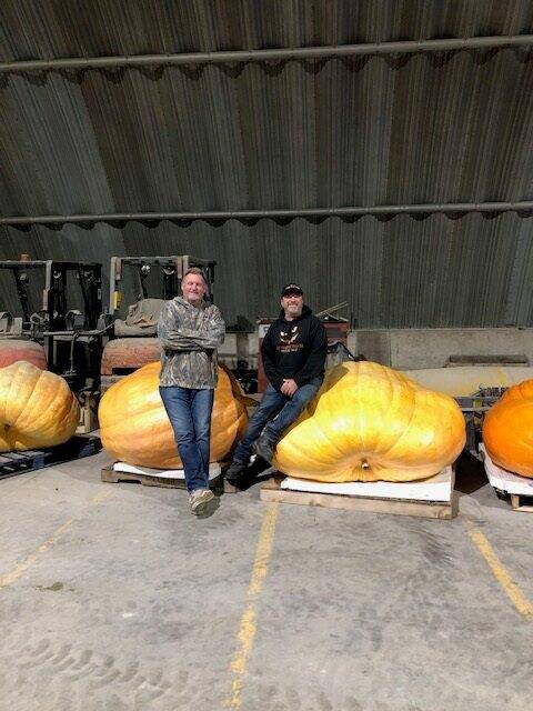 Supplied photo
                                Chris Okell (right) hopes his Pumpkin Promise fundraiser for the CancerCare Foundation of Manitoba will capture the imagination of Winnipeggers this Halloween.