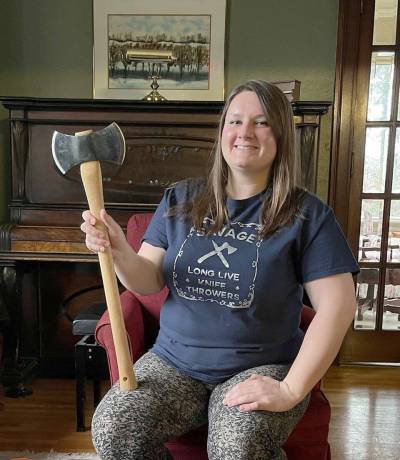 Supplied photo
                                Jessica Hamm is the games and event co-ordinator at Smash N Axe Arcade Disco, a unique recreation emporium on Henderson Highway.