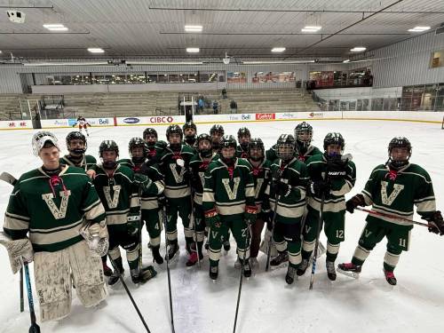 Supplied photo
                                Collège Louis-Riel was undefeated going into the winter break, earning all possible 42 points over 14 games.