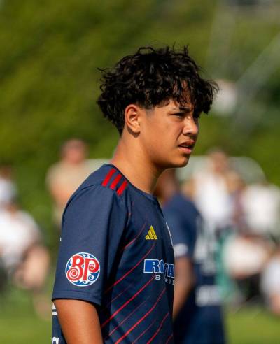 Supplied photo
                                Mateo Soriano enjoys playing four different sports. He&rsquo;s pictured here in his Bonivital Soccer Club uniform.