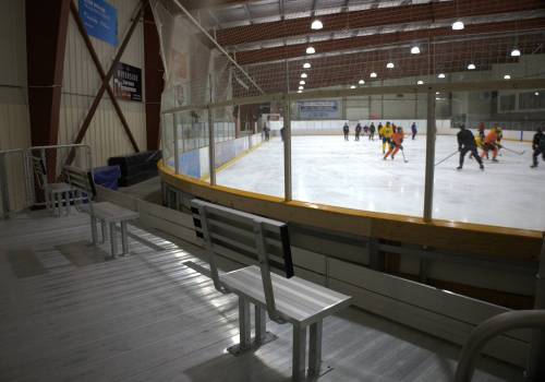 Supplied photo
                                The new viewing platforms at Dakota C.C. are meant for those who cannot safely climb stairs into the regular viewing and seating areas.