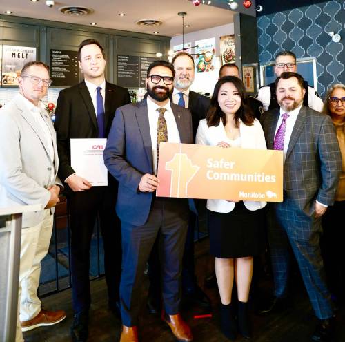 Supplied photo
                                In December, the Manitoba government launched the $10 million business security rebate program.