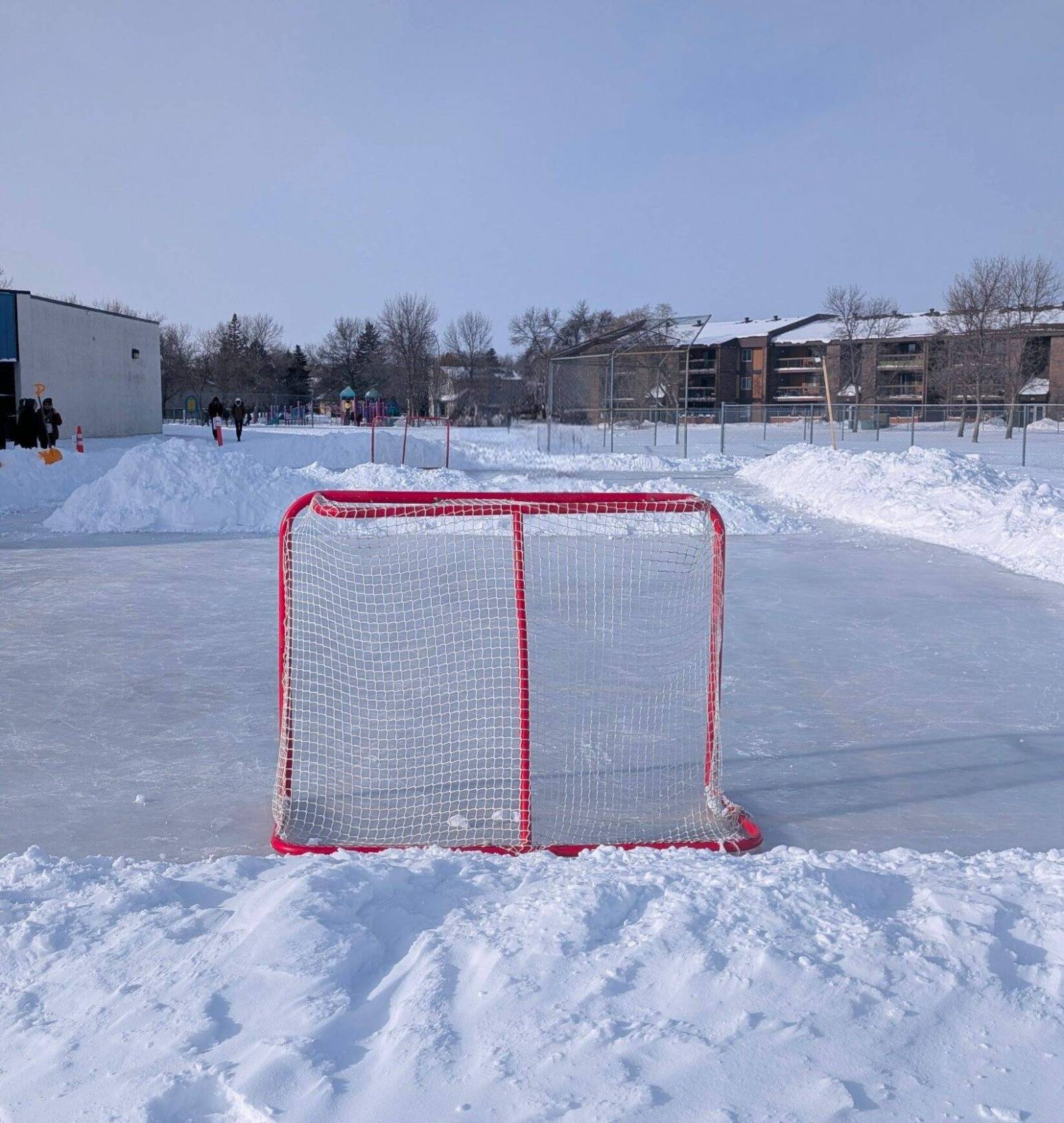 Ice rink brings winter fun to school – Our Communities