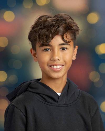 Supplied photo
                                Kai Abelardo Wagner is a sports-loving 10-year-old who would love to win a championship playing football one day.