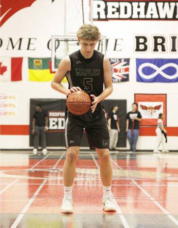 Supplied photo
                                Andrey Yamborko is one of on-court leaders of the Maples Marauders AAAA varsity boys basketball team.