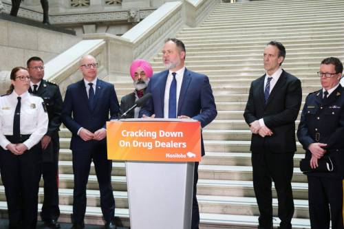 Supplied photo
                                Justice Minister Matt Wiebe, MLA for Concordia, announced Manitoba&rsquo;s Organized Crime and Drug Trafficking Task Force late last month.