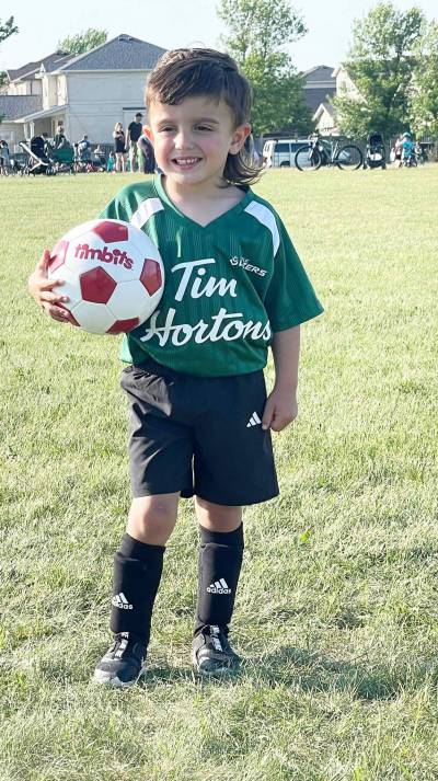 Supplied photo
                                Aker Wilde Musto (a.k.a. Wilde Man) said he&rsquo;s going to play for two soccer teams this summer and play like Ronaldo.