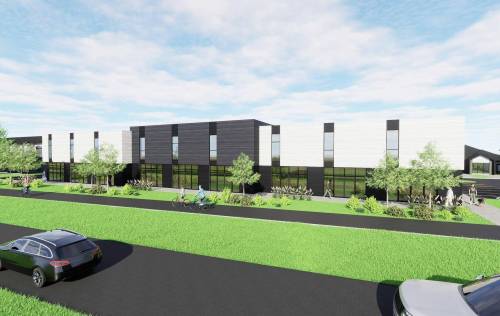 Supplied image
                                Plans for a mixed-use residential and commercial development on Ravenhurst Street, which will include 11 townhouse-style buildings, including 47 two-storey townhouses with garages and nine single-storey townhouses without garages, and one 10,000 square foot commercial building, were approved by the East Kildonan-Transcona community committee on April 9.