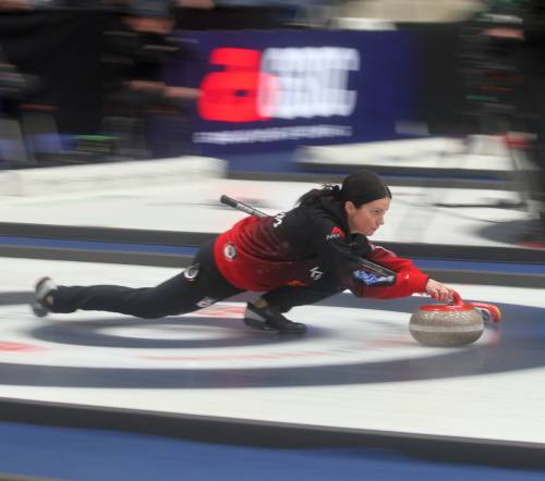 File photo
                                Kerri Einarson, a Red River Métis from Gimli, is being inducted into the Indigenous Sports Hall of Fame while still at the top of her game.