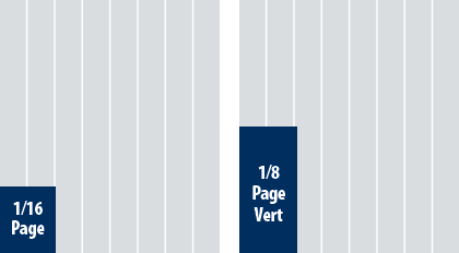 1/16 Page and 1/8 Page vertical