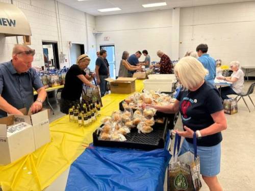 Supplied photo
                                Cathy Skene, a past Rotary Club of Winnipeg-Charleswood president and a key Lobsterfest organizer, is pictured at a previous event (at right). This year&rsquo;s RCWC Lobsterfest will be held on June 19.