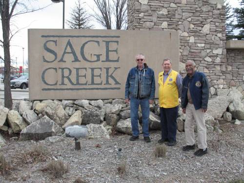 File photo by Simon Fuller
                                From left: Lou Dumesnil, Gérald Fontaine, and Stan Bryan are pictured in Sage Creek late last year in this file photo. The Sage Creek and Area Lions Club is preparing to take a break on June 30 after its first season in operation.