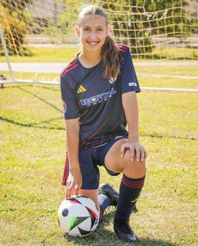 Supplied photo
                                Alessa Guzzi is a 15-year-old Grade 9 student at J.H. Bruns Collegiate who loves playing soccer.