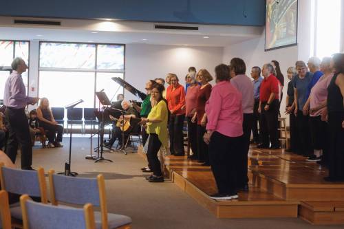 Supplied photo
                                Earthsong: Singing for Connection, will take place from July 13 to 17 at the United Church in Meadowood (1111 Dakota St.).