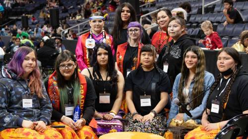 Supplied photo
                                Approximately 2,000 graduating students from across Winnipeg School Division took part in the division&rsquo;s graduation powwow at Canada Life Centre on June 3, as well as staff, families, Elders, Knowledge Keepers, community members, and dignitaries.