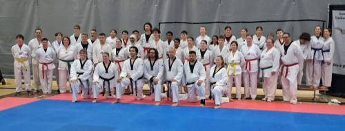 Photo by Tony Zerucha
                                On May 31, Keith Saunders&rsquo; Taekwondo Academy held black belt testing at Bernie Wolfe Community School in Transcona.