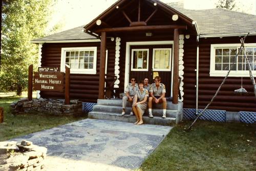 Supplied photo
                                Community correspondent Michele Kading at the Whiteshell Natural History Museum in 1984. The museum was closed in 2017 due to structural problems and mold.