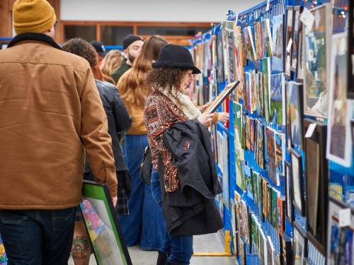 Supplied photo
                                Visitors at a previous Art Spot Under $100 Art Show are pictured. The inaugural Winnipeg edition of the event will be held from Aug. 13 to 16.