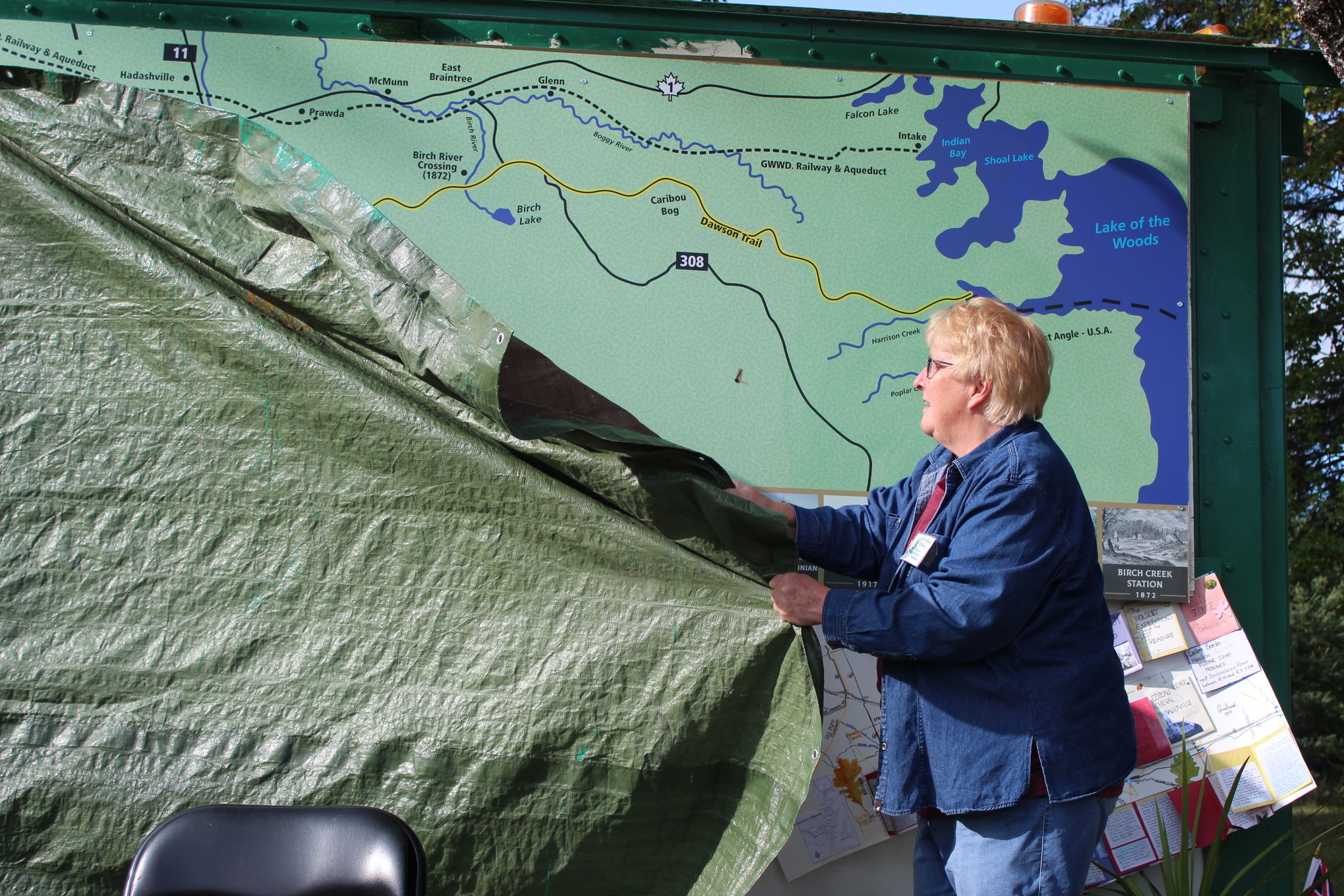 Dawson Trail historical map unveiled in East Braintree The Carillon