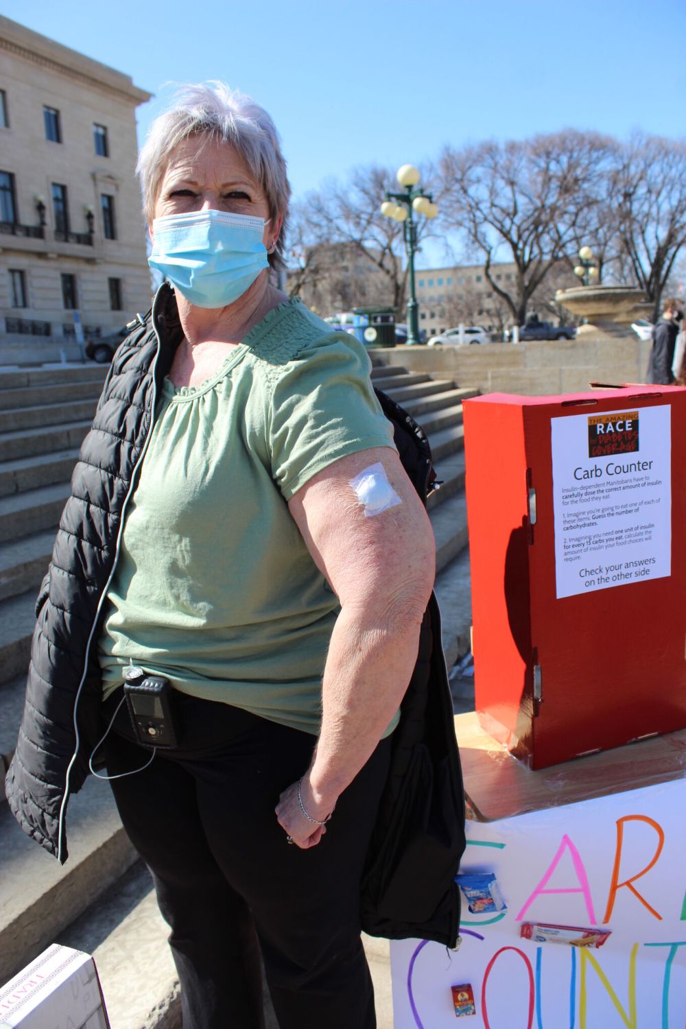 Type 1 diabetics stage event outside legislature The Carillon