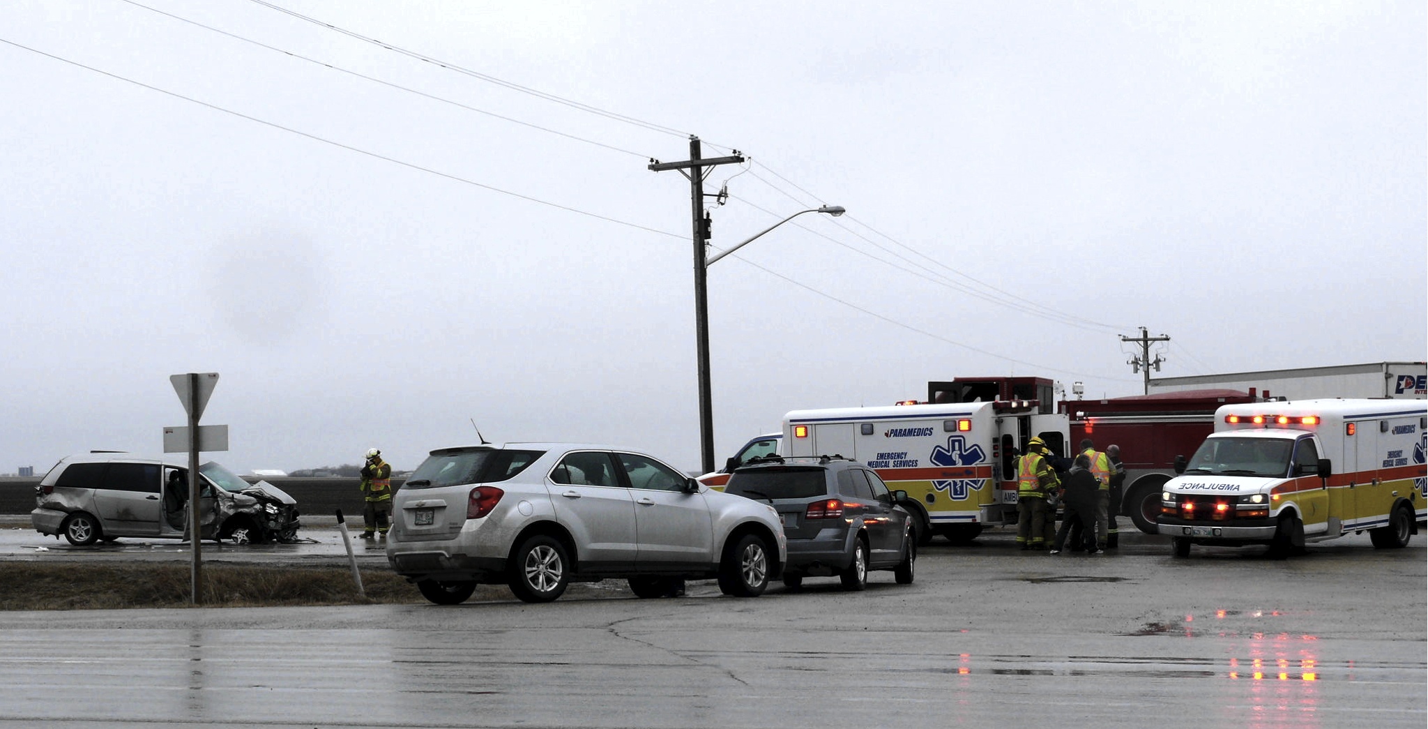 Two sent to hospital after Hwy 12 crash The Carillon