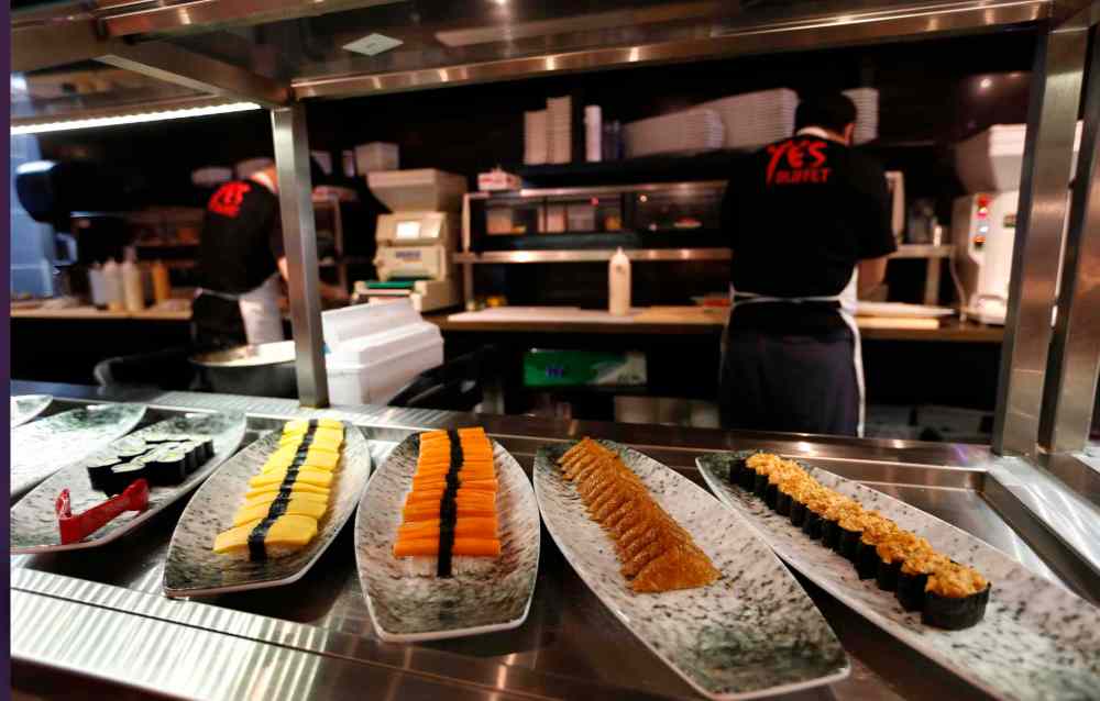 Wayne Glowacki / Winnipeg Free Press
Sushi dishes at Ye's.