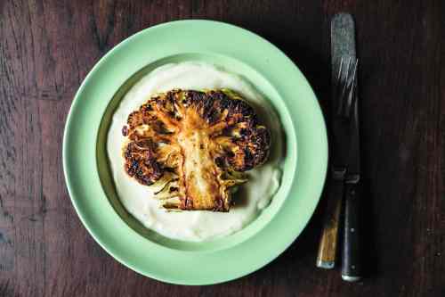 James Ranson
Dan Barber's cauliflower steaks are among the dishes collected in Genius Recipes.