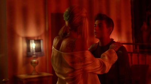 FARPOINT FILMS 
Teen Lust stars Skins’ Jesse Carere, right, as a boy desperate to lose his virginity… so his devil-worshipping parents don’t sacrifice him in a satanic ritual.
