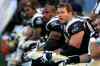 MIKE DEAL / WINNIPEG FREE PRESS FILES
Winnipeg Blue Bombers defensive tackles #94 Ron Warner (left) and #97 Doug Brown at a 2006 game against the Hamilton Tiger Cats at CanadInns Stadium in Winnipeg.