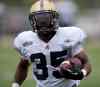 TREVOR HAGAN / WINNIPEG FREE PRESS FILES
Winnipeg Blue Bombers' Carlos Anderson, carries the ball during practice at the University of Manitoba, Saturday, June 6. Andersen exploded for a 93-yard punt return TD in a 34-27 win over Toronto Tuesday.