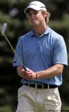 WAYNE.GLOWACKI@FREEPRESS.MB.CA
Scott Loewen misses a putt in the Manitoba Amateur Golf Championship at Elmhurst Golf and Country Club Wednesday.