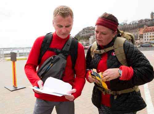 Mark O'Neill Photo
Brian and Cynthia Boyd look over a clue on The Amazing Race Canada.