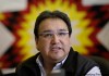TREVOR HAGAN / WINNIPEG FREE PRESS
MKO Grand Chief David Harper meets with media Wednesday.