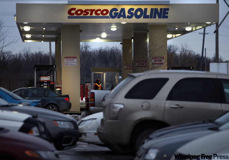 Costco’s lone city gas bar rules roost with lowest price Winnipeg