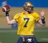 TREVOR HAGAN / WINNIPEG FREE PRESS
The fact neophyte Alex Brink will take the first snap Monday should have fans up in arms. Perhaps fans are so numbed by all the losing they have become apathetic.