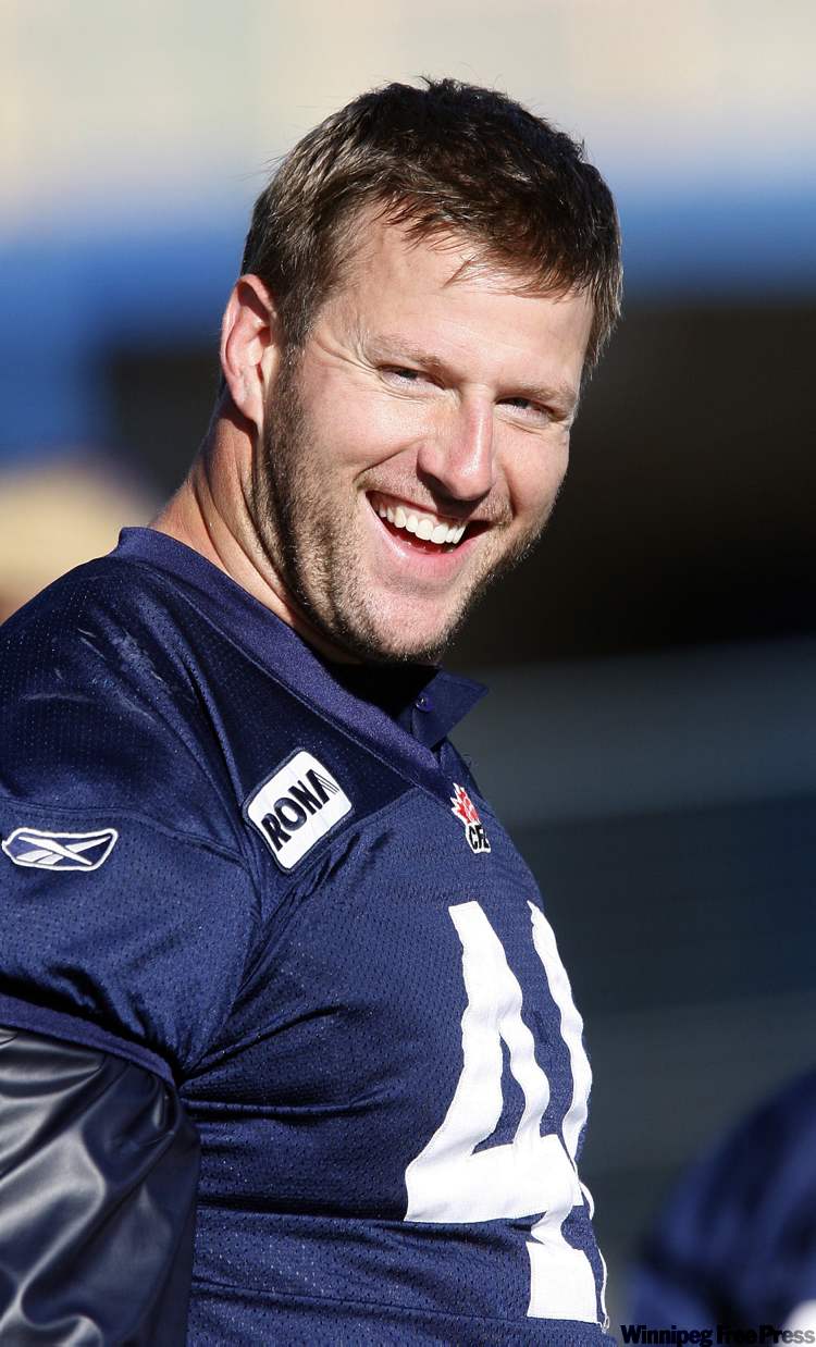 KEN GIGLIOTTI / WINNIPEG FREE PRESS
Doug Brown is one of only two Bombers to be named the CFL's Most Outstanding Canadian in the last 22 years.