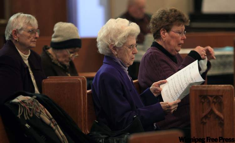 JOE.BRYKSA@FREEPRESS.MB.CA
Sunday attendance hovers around 55 to 70 at St. Matthew's, which will become a tenant in its own building.